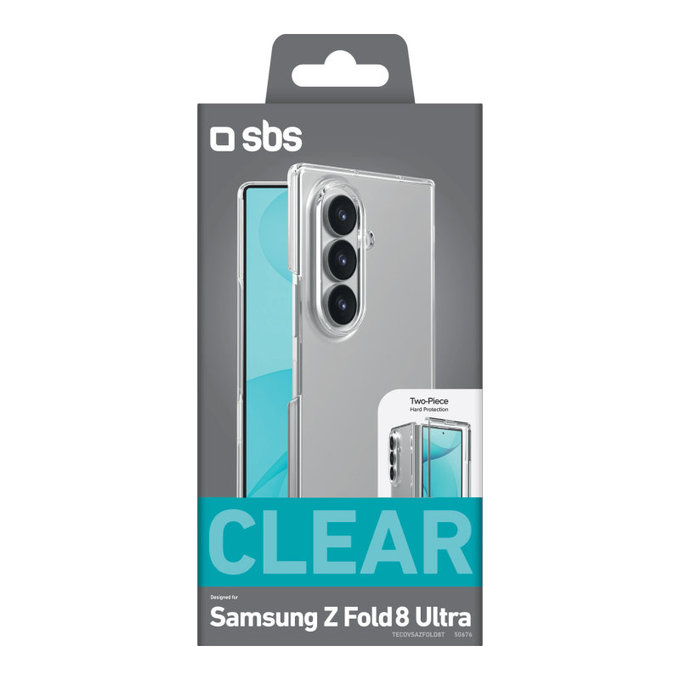 Étui Crystal pour Samsung Galaxy Z Fold8 Ultra, Transparent, SBS