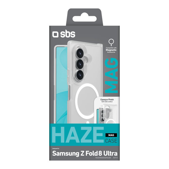 Étui Haze Mag pour Samsung Galaxy Z Fold8 Ultra, Transparent, SBS