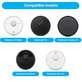 Kit de pièces de rechange pour Xiaomi Roborock S5 Max, S6, S6 MaxV, S6 Pure, Xiaowa E3 (2x Brosse principale, 4x Filtre, 4x Brosse latérale – blanche)