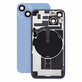 Verre de coque arrière pour iPhone 14, Blue, Pulled A