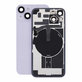 Verre de coque arrière pour iPhone 14, Purple, Pulled A