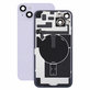 Verre de coque arrière pour iPhone 14 Plus, Purple, Pulled A