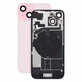 Verre de coque arrière pour iPhone 15, Pink, Pulled A