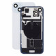 Verre de coque arrière pour iPhone 15 Plus, Black, Pulled A