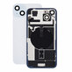 Verre de coque arrière pour iPhone 15 Plus, Blue, Pulled A