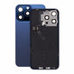 Verre de coque arrière pour iPhone 15 Pro Max, Blue Titanium, Pulled A