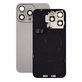 Verre de coque arrière pour iPhone 15 Pro Max, Natural Titanium, Pulled A