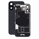 Verre de coque arrière pour iPhone 16, Black, Pulled A