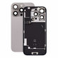 Verre de coque arrière pour iPhone 16 Pro, Natural Titanium, Pulled A
