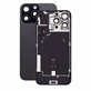 Verre de coque arrière pour iPhone 16 Pro Max, Black Titanium, Pulled A