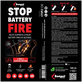 Bonpet Spray extincteur pour batteries au lithium, 500 ml, E-Bike & Scooter Edition