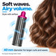 Embout court pour boucles pour Dyson Airwrap HS01, HS05, 40 mm, Nickel / Fuchsia