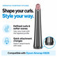 Embout conique pour boucles pour Dyson Airwrap HS05, Ceramic Pink / Rose Gold