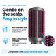 Brosse lissante douce pour Dyson Airwrap HS01, HS05, Iron / Fuchsia