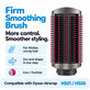 Brosse lissante ferme pour Dyson Airwrap HS01, HS05, Iron / Fuchsia