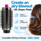 Brosse ronde grande volumisante pour Dyson Airwrap HS01, HS05, Iron / Fuchsia
