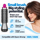 Brosse ronde petite volumisante pour Dyson Airwrap HS01, HS05, Iron / Fuchsia