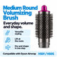 Brosse ronde moyenne volumisante pour Dyson Airwrap HS01, HS05, Iron / Fuchsia