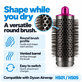 Brosse ronde moyenne volumisante pour Dyson Airwrap HS01, HS05, Iron / Fuchsia