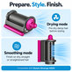 Embout Coanda lissant et séchant pour Dyson Airwrap HS05, Iron / Fuchsia