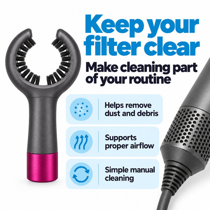 Brosse de nettoyage du filtre pour Dyson Airwrap HS01, HS05