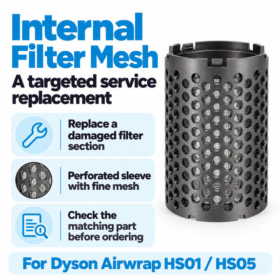 Grille interne du filtre pour Dyson Airwrap HS01, HS05