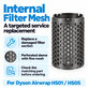 Grille interne du filtre pour Dyson Airwrap HS01, HS05