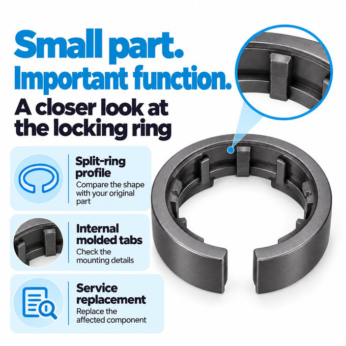 Bague de verrouillage de l’accessoire pour Dyson Airwrap HS01, HS05