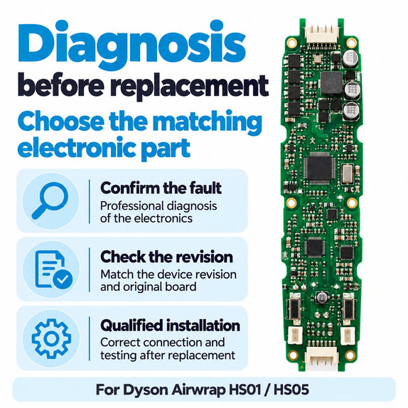Carte mère PCB pour Dyson Airwrap HS01, HS05