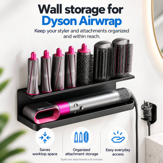Support mural pour Dyson Airwrap