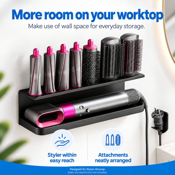 Support mural pour Dyson Airwrap
