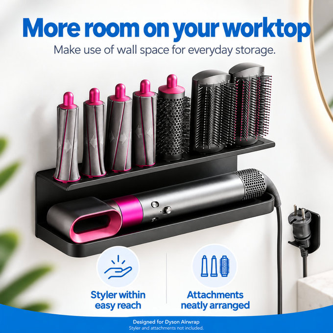 Support mural pour Dyson Airwrap