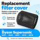 Cache-filtre pour Dyson Supersonic HD01, HD03, HD07, HD15, HD16, Iron / Fuchsia