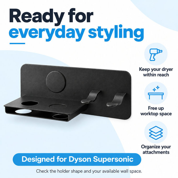 Support mural pour Dyson Supersonic