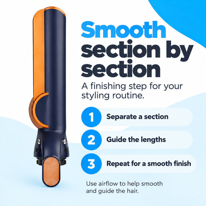 Embout de lissage des cheveux pour Dyson Airwrap HS01, HS05, HS08