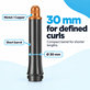 Embout court pour boucles pour Dyson Airwrap HS01, HS05, 30 mm, Nickel / Copper