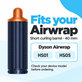 Embout court pour boucles pour Dyson Airwrap HS01, HS05, 40 mm, Prussian Blue / Rich Copper