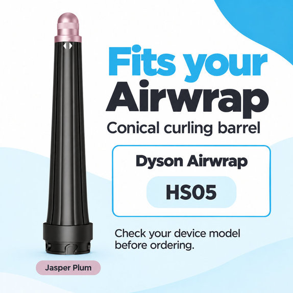 Embout conique pour boucles pour Dyson Airwrap HS05, Jasper Plum