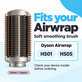 Brosse lissante douce pour Dyson Airwrap HS01, HS05, Nickel / Copper