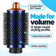 Brosse ronde grande volumisante pour Dyson Airwrap HS01, HS05, Prussian Blue / Rich Copper