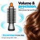 Brosse ronde petite volumisante pour Dyson Airwrap HS01, HS05, Nickel / Copper