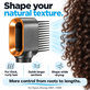 Peigne à dents larges pour Dyson Airwrap HS01, HS05, Nickel / Copper