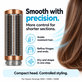 Petite brosse lissante ferme pour Dyson Airwrap HS01, HS05, HS08, Nickel / Copper