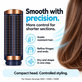 Petite brosse lissante ferme pour Dyson Airwrap HS01, HS05, HS08, Prussian Blue / Rich Copper