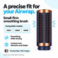 Petite brosse lissante ferme pour Dyson Airwrap HS01, HS05, HS08, Prussian Blue / Rich Copper