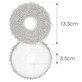 Chiffon de vadrouille, 2 pièces, Antibactérien pour Ecovacs Deebot T-series, X-series