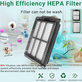 Filtre HEPA, 2 pièces pour iRobot Roomba Plus 505, 507, 405, 4020