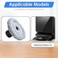 Lingette latérale de lavage, 2 pièces pour Xiaomi Roborock Saros 10