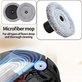 Lingette latérale de lavage, 2 pièces pour Xiaomi Roborock Saros 10