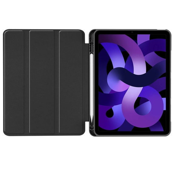 Coque Sc Pen pour iPad Air 10.9" 4 / 5 / 2020-2022 / 11" 6 / 7 / 8 / 2024-2026, noire, Tech-Protect